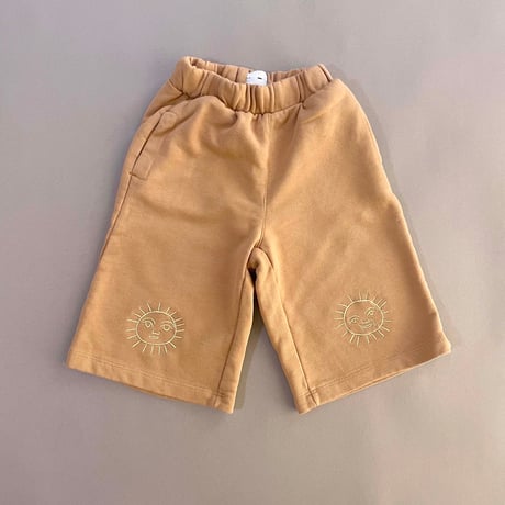 OXOX CLUB_EMBROIDERY WASHED WIDE-LEG PANTS / 86-92,110-116cm