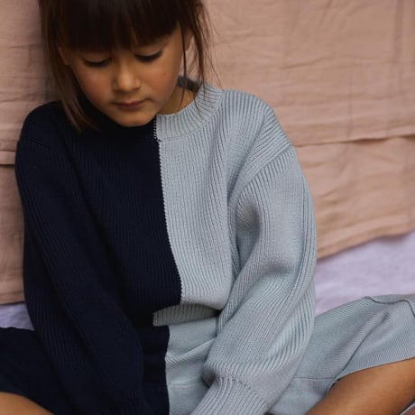 SUNNA STUDIOS KIDS_Sol Sweater (Red/Blue Multi) / 1-2,5-6years