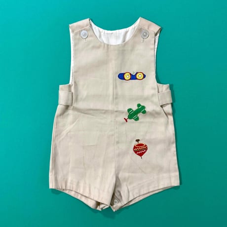 embroidery romper / 24months