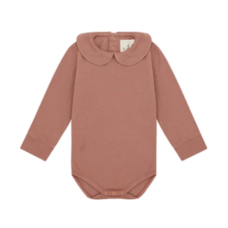 Vild-House of Little_COLLARED BODYSUIT (NATURAL PINK) / 3-6months