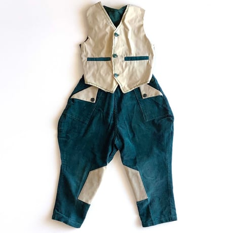 40's vest&pants outfit