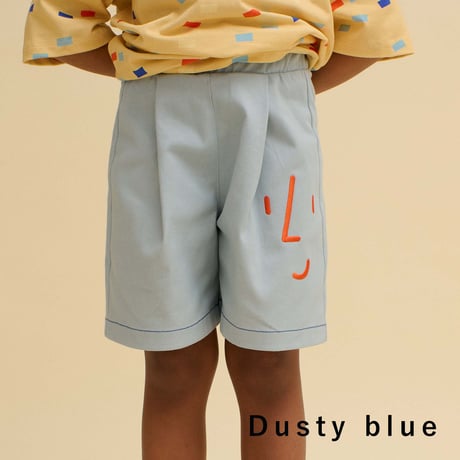 OXOX CLUB_Utility Cotton Shorts (Matcha green,Dusty blue) / 86-92,98-104,110-116,122-128cm
