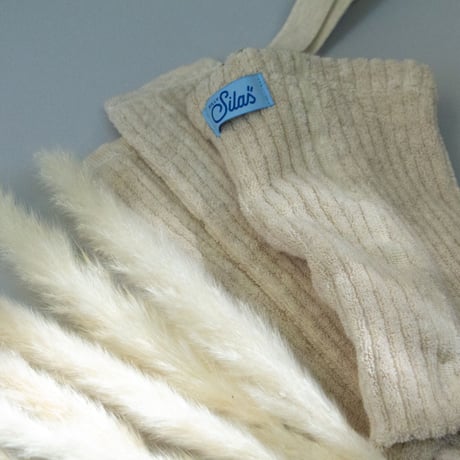 SILLY Silas Granny Teddy Warmy Footless Collection_Cream Blend