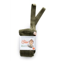 SILLY Silas Teddy Warmy Footless Collection_Olive