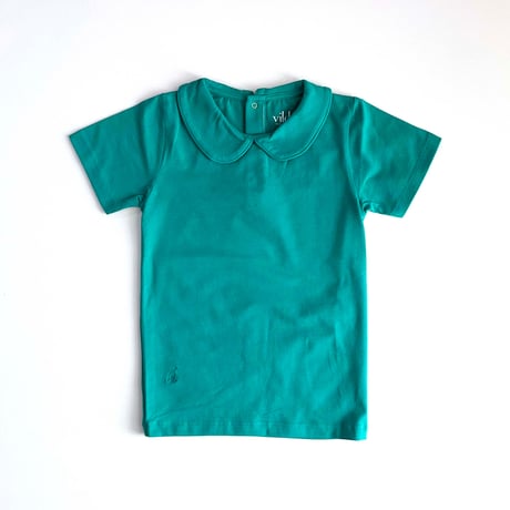 Vild-House of Little_COLLARED SHIRT (EMERALD GREEN/NAVY BLUE) / 3-4,5-6years