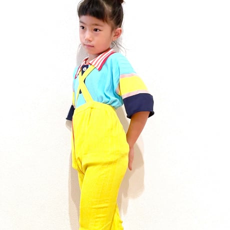 LIGNE NOIRE ENFANTS_ RELAX LEGGING (Yellow/Grey Melange) / 4years