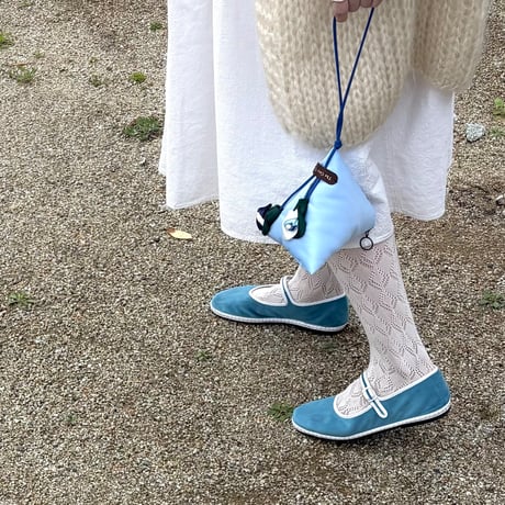 The Cozy Nook_Flower Coin Bag (Sky Blue)
