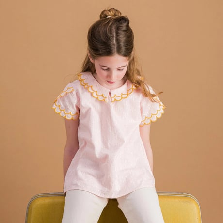 BALC_ADÈLE BLOUSE(PINK,WHITE) / 6years