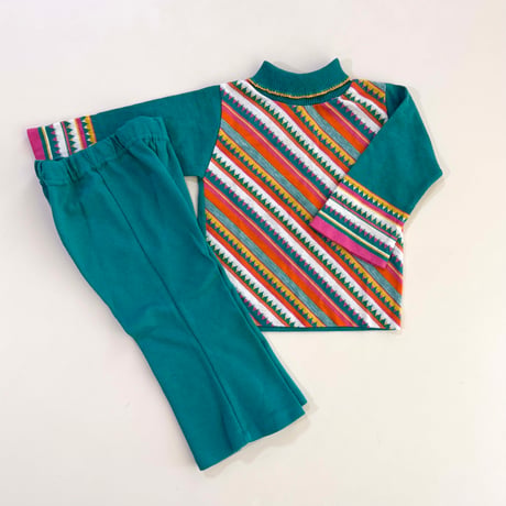 70s Health-tex tops&pants outfit / 2years