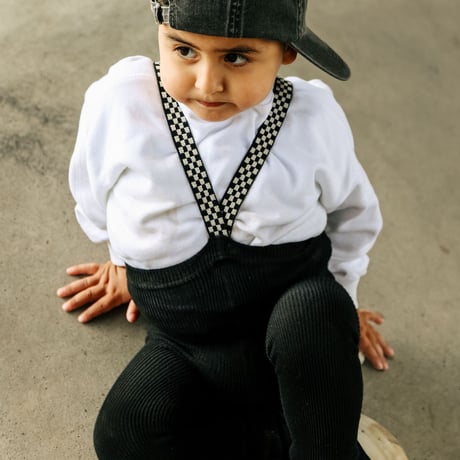 SILLY Silas Footless Collection_Classic Black Checked