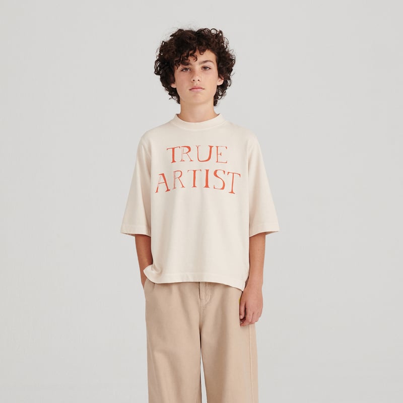 TRUE ARTIST_T-shirt (Oatmeal) / 6-7years | 2e C TRUE ARTIST_T-shirt (Oatmeal) / 6-7years | 2e C