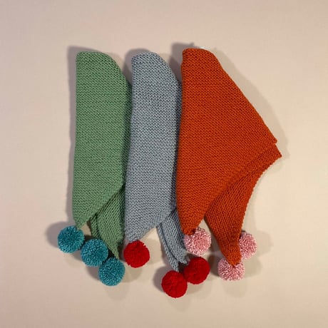 RKO_Triangle Scarf (ORANGE) / 1-6years