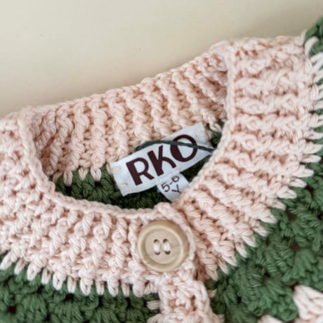 RKO_Cardigan (Grey,Green) / 5-6years