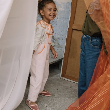 BALC_Blouse (WHITE&ORANGE) / 4years