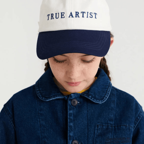 TRUE ARTIST_Cap (Peat Black,Ivory White,Blue Block,Burgundy Red) / 54,58cm