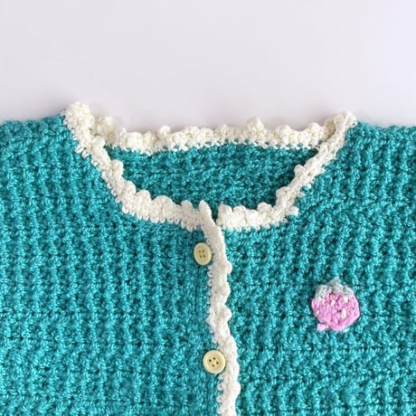 crochet cadigan (dead stock)
