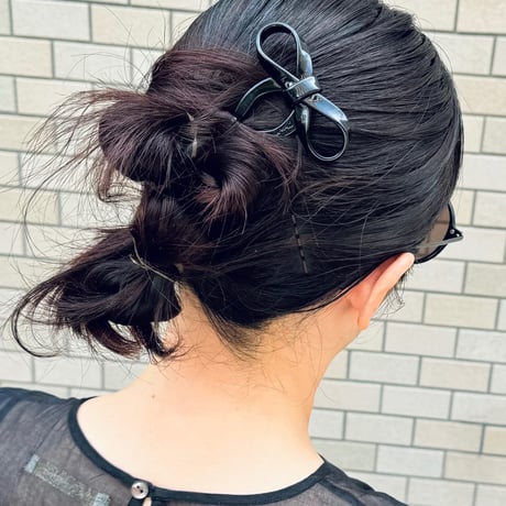 CHUNKS_Bow Hairpin (Cherry)
