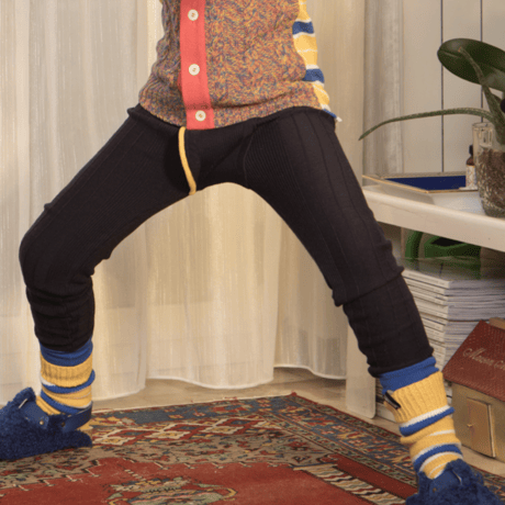 LIGNE NOIRE E._LEGGING(BLUE NIGHT) / 4years(110cm)