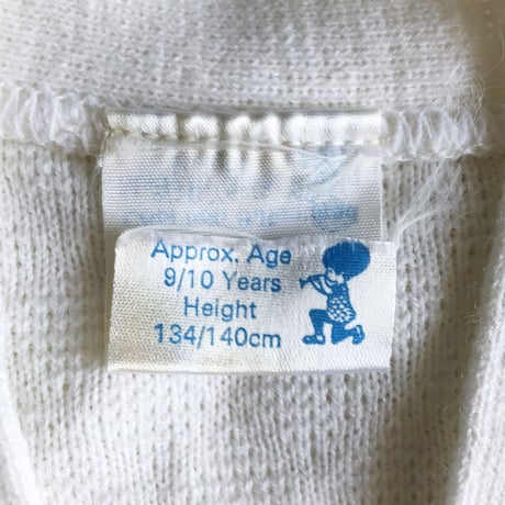 white cardigan / 9-10y