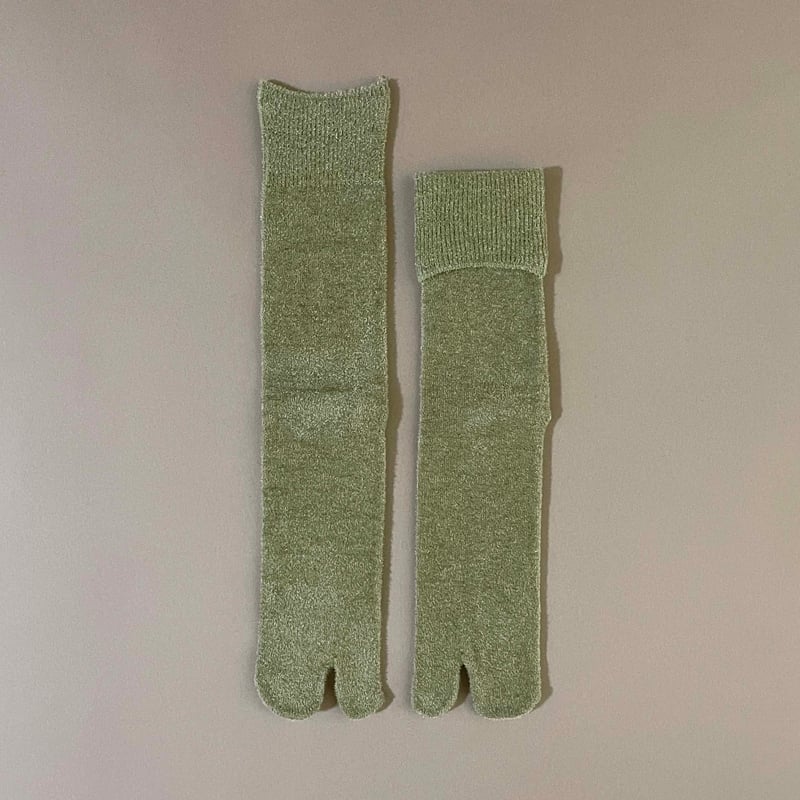 2e CHESTS×MARCOMONDE_MOLE FUR TABI socks (L.Gre