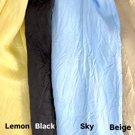 WANDMEE_キュプラエプロン (Beige,Lemon,Black,Sky)