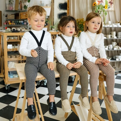 SILLY Silas Footless Collection_Black × White Checked