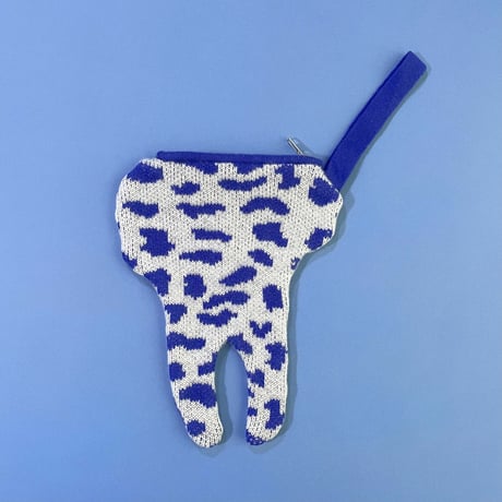 LIGNE NOIRE E. _ TOOTH BAG (SHOCK BLUE/ORANGE)