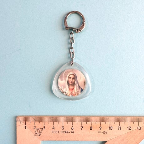 the Virgin Mary key chain