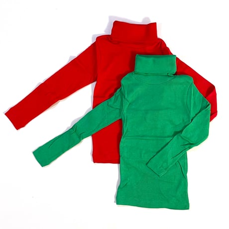 70s turtle neck tops (dead stock) _RED,GREEN / 4years
