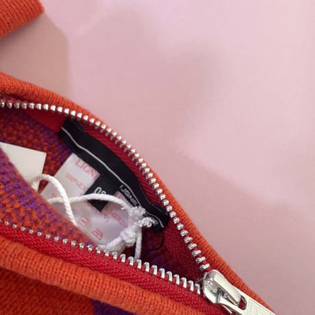 LIGNE NOIRE E. _ TOOTH BAG (SHOCK BLUE/ORANGE)