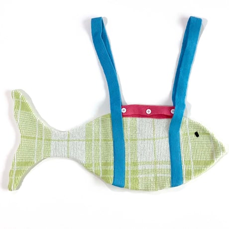 LIGNE NOIRE ENFANTS_ FISH BAG (Gold Beige/Water)