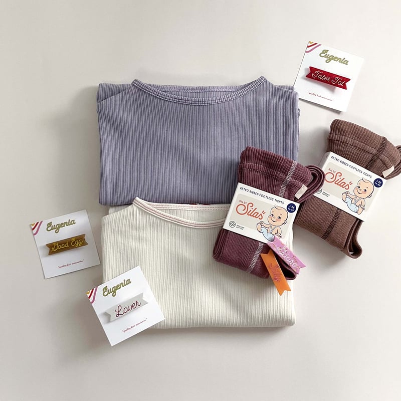 DECO depuis 1985 TOPS_ KIDS 80〜130 (violet mist DECO depuis 1985 TOPS_ KIDS 80〜130 (violet mist