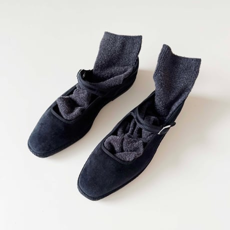 2e CHESTS×MARCOMONDE_MOLE FUR TABI socks (Ivory,Beige,Charcoal)
