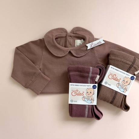 Vild-House of Little_COLLARED BODYSUIT (NATURAL PINK) / 3-6months