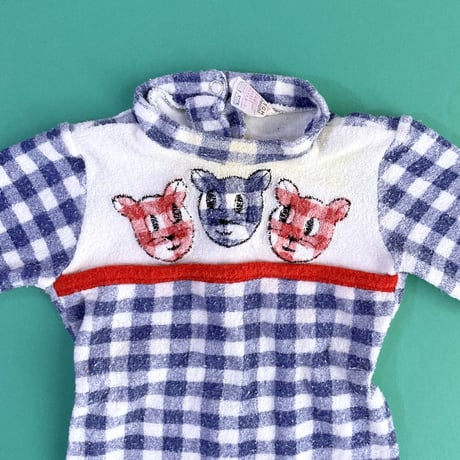 plaid romper / 74cm
