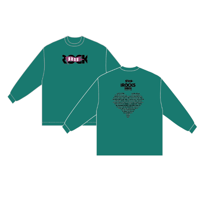 I ROCKS BASE編　長袖Tシャツ ヘザーグリーン