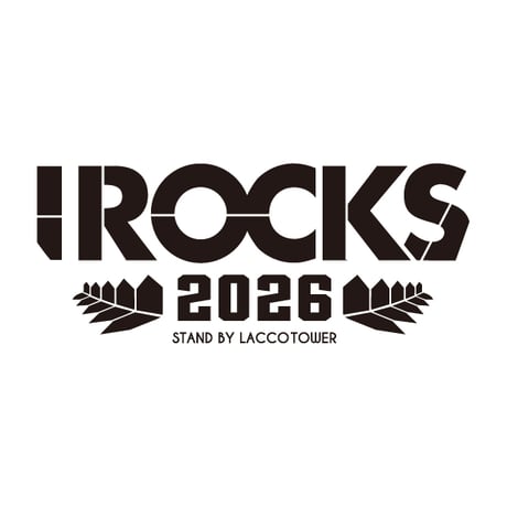 I ROCKS2026 LOGO Tシャツ ホワイト