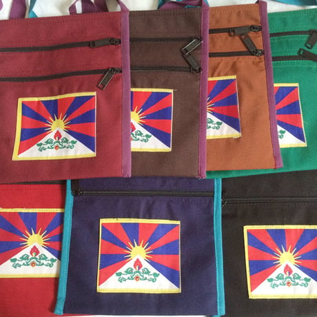 Tibet　ポシェット（チベタンフラッグ）