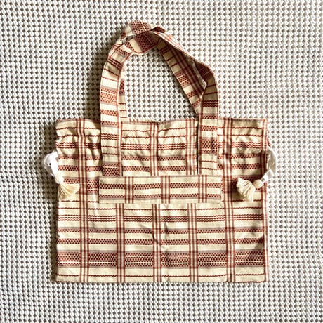 OG Jacquard Drawstring Tote (Brown)