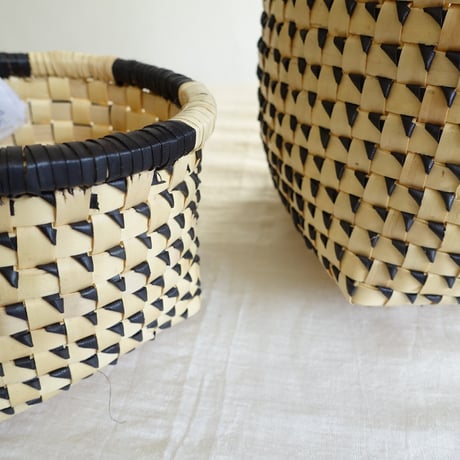 8mm Kottan Open Basket 4sizes (Natural Black)