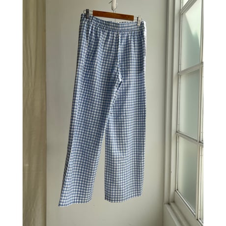 Hand Woven Cotton Pant (Gingham)