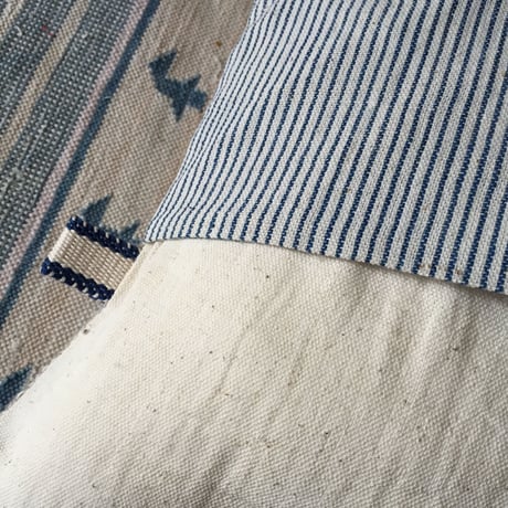 Gara-bou × Khadi Cushion Cover (Ice Ivory)