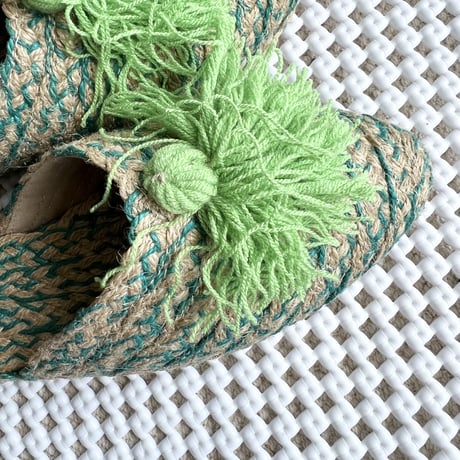 Abaca Sandal "Tassels"