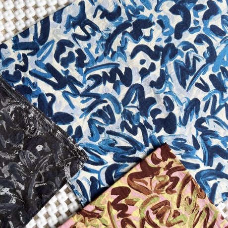 #100 Khadi Printed Bandana (4colors)