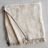 Gara-bou Blanket Stole Kabe 100×200cm (D.F. White Ivory)
