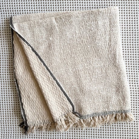 Gara-bou Blanket Stole Kabe 100×200cm (D.F. White Ivory)