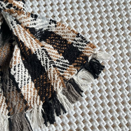 Kids & Baby Gara-bou Muffler Kabe (Twill Plaid - Brown)
