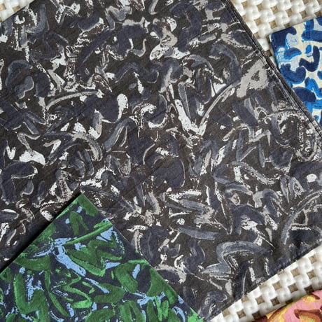 #100 Khadi Printed Bandana (4colors)