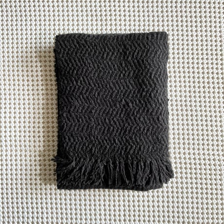 Gara-bou Medium Stole Kabe WS 50×200cm (H.B. Charcoal Black)
