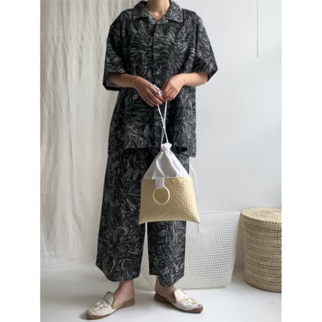 #100 Khadi Printed Bowler Shirts Regular (Badala - Yellow)